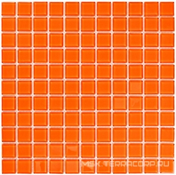 Orange glass  (25x25x4)  ZZ 30x30