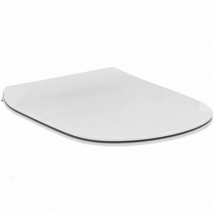 Сиденье для унитаза, с микролифтом, "Тонкое", (цв.белый матовый),  ZZ Ideal Standard Tesi T3527V1