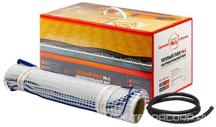 Комплект двухжильного нагревательного мата "Теплый пол №1" ТСП-80-0,5 м2 (160вт)