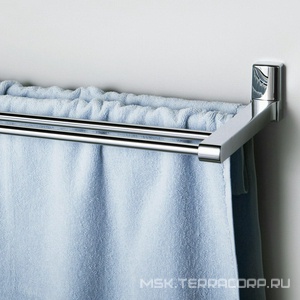 Полка для полотенец Leine 63,5 см, крепеж в комплекте, хром ZZ Wasserkraft leine K-5011