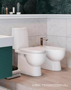 Унитаз-компакт "Fest"  800*620*34.5 с сид.микролифт,крепеж в комплекте, белый Sanita Luxe Fest Luxe WC.CC/Fest/2-DM/WHT.G/S1  (FSTSLCC01040622)