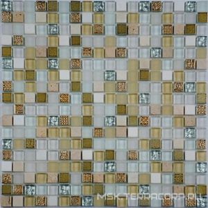 Мозаика Мозаика из стекла на сетке SK10-200 30x30 Спектр-М Микс стекло SK10-200