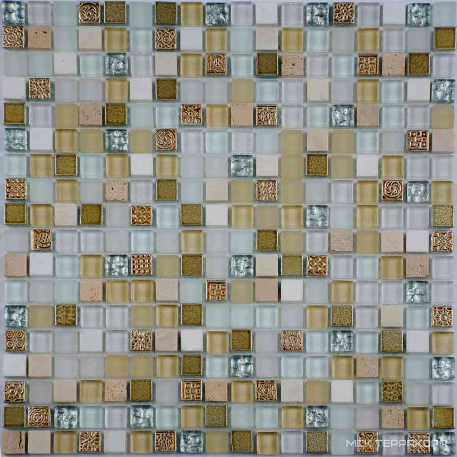 Мозаика из стекла на сетке SK10-200 ZZ 30x30