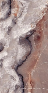 Керамогранит для пола и стены Fusure Ceramic Ariostocratic Style Light Luxury FSS12026 Pol KL 60x120 FSS12026