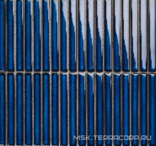 Мозаика Mosaic 1.5х14.5 Y15FW05  глянцевый 29.4х31.3 Porcelain Mosaic Strip Y15FW05