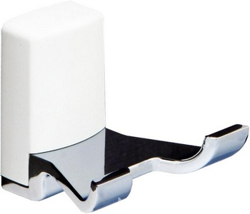 Крючок двойной Leine K-5023DWHITE, цв. хром + белый, ZZ Wasserkraft leine K-5023DWHITE
