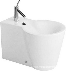 Биде напольное, 410х640мм, с 1 отв.д/смесит., крепёж к полу в компл.,  ZZ Duravit Starck 1 027410 00 00