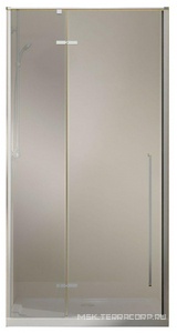 Дверь для душа в нишу, 900хh1950мм, распашная с неподв.сегментом, правая/левая, (стекло 6мм прозрачное, фурн.цв.хром),  ZZ Vincea Slim-N VDPH-5SN900CL