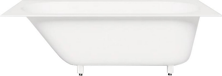 Ванна 170х75хh60cм,, литой камень Solid Surface цв.белый матовый, литые ножки, LOFO ZZ