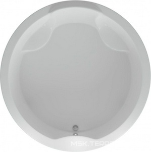 Ванна акриловая отдельностоящая Акватек "Аура" 180x180x57,5 см, БЕЗ ручек (приобр. отдельно), слив-перелив и каркас в компл, ZZ Акватек аура AUR180-0000033