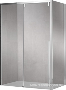 Душевой уголок 1600х1000хh1950мм, прямоуг., правый/левый, (стекло прозрачное 8мм Easy Clean, фурн.цв.хром),  ZZ Vincea Lugano VSR-1L1016CL-1