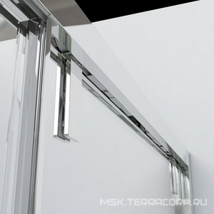 Душевой уголок 1600х1000хh1950мм, прямоуг., правый/левый, (стекло прозрачное 8мм Easy Clean, фурн.цв.хром),  ZZ Vincea Lugano VSR-1L1016CL-1