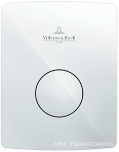 Клавиша ручного смыва воды писсуара (высококачественный пластик цв.хром матовый),  U100 ZZ Villeroy & Boch ViConnect 92194469