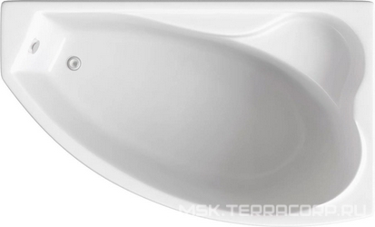 Акриловая ванна Bas Николь 170 см R| 170x108x44