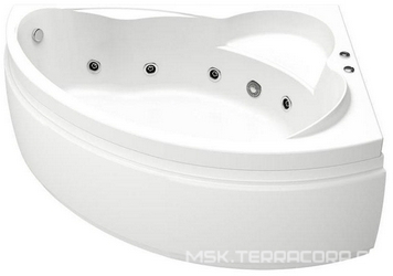 Акриловая ванна Bas  170 см R с г/м 169x119x44 Bas Лагуна s270229