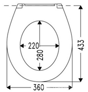 Сиденье "Делфи Экон" дюропласт, стальное крепление, микролифт, белый Haro Haro J6A/J6A101C0202Y