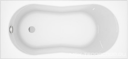Акриловая ванна Cersanit Nike 150 ультра белый| 150x70x45