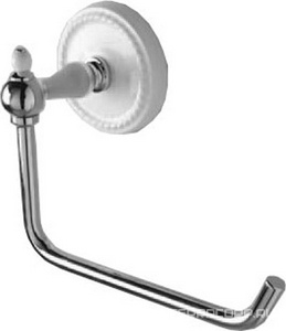 Держатель для туалетной бумаги, открытый, (керамика/хром)  ZZ Devon & Devon Dorothy DOR411CR