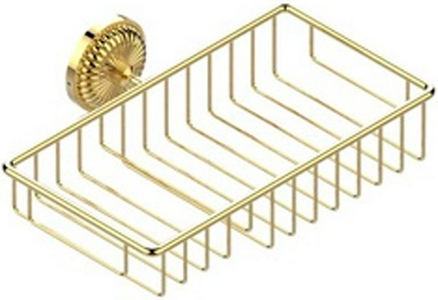 Мыльница настенная, металл. решётка 240х130mm (цв. золото (Dore))  ZZ THG Cygne G31-F01-02620