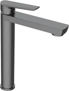 Смеситель для раковины, высокий, без донного клапана n172982, цв. оружейная сталь ESKO Lagos LG25GM