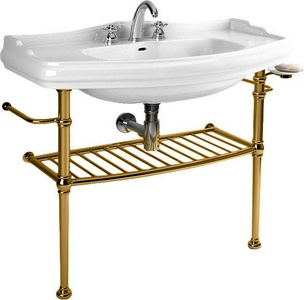 Структура металлическая, для установки под раковину 100см. арт.1050 хх, (цв.бронза),  ZZ Kerasan Retro 730093