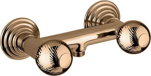 Смеситель для душа  (цв.бронза, ручки круглые),  ZZ Cezares Olimp OLIMP-DS-02-M