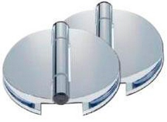 Дверная петля на ограждение AFP-Fis, правые, хром ZZ