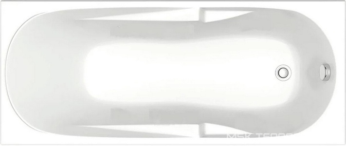 Ванна акриловая  160х70 см (БЕЗ каркаса n039601 и сифона 19649) ZZ Bas Мальдива В 00022