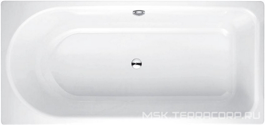 Стальная ванна Bette Ocean 8856 PLUS перелив сзади| 180x80x45