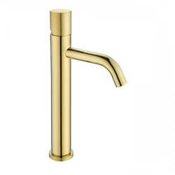 Смеситель Boheme Stick 122-GG.2 для раковины, gold touch gold| 4x33x17