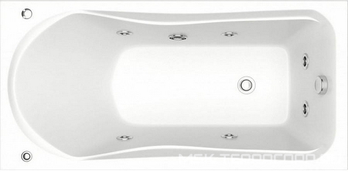 Акриловая ванна Bas Бриз 150 см с г/м| 150x75x47