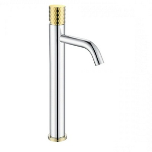 Смеситель Boheme Stick 122-CRG для раковины, chrome diamond gold 4x34x17, ZZ Boheme stick 122-CRG