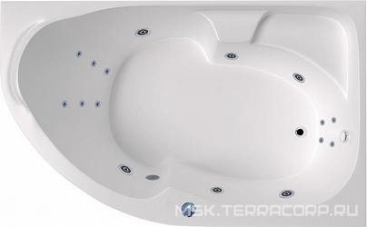 Акриловая ванна Marka One Diana 01ди1710пГМпр Премиум, 170x105 R| 170x105x47