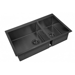 Мойка кухонная Zorg Inox PVD 78-2-51 R grafit| 51x78x20