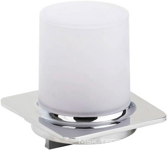 Дозатор для жидкого мыла, настенный, (цв.хром / пластик цв.белый), Gamma ZZ Bemeta Organic 157109261