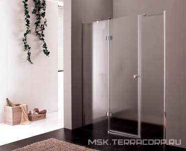 Душевая дверь1600x1950 мм, левая,стекло-Punto, профиль-хром,  ZZ Cezares Verona VERONA-W-B-13-40+60/60-P-Cr-L