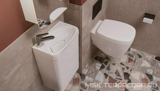 Раковина Bio -40см., для мебели, белая ZZ Velvex Pulsus rkBIO.40-81