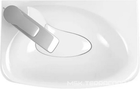 Раковина Bio -40см., для мебели, белая ZZ Velvex Pulsus rkBIO.40-81