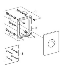 Накладная панель Skate, ZZ Grohe Grohedal 37547000