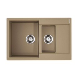 Мойка кухонная Omoikiri Daisen 78-2-CA карамель| 51x78x23