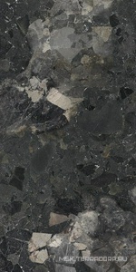 Керамогранит для пола и стены Dado Ceramica Argos  Black 60x120 304124