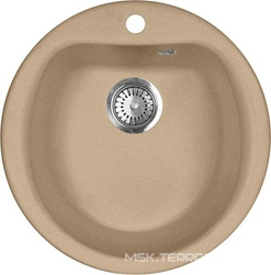 Мойка кухонная AquaGranitEx M-07 песочная| 49x49x20