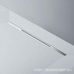 Душевой желоб щелевой 80 см, комбинированный затвор, со стальной матовой решеткой AMPM Универсал W01SC-S11-080-05SB