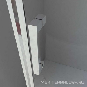 Душевой уголок 900x900хh1900мм, квадратн., правый/левый, распашная дверь, (стекло прозрачное 6мм, фурн.цв.хром),  ZZ Vincea Orta VSR-1O9090CL