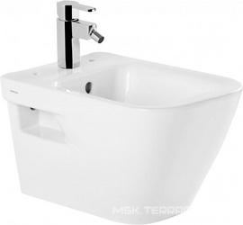 Биде подвесное Sanindusa Look с крышкой, с микролифтом| 34x34x50