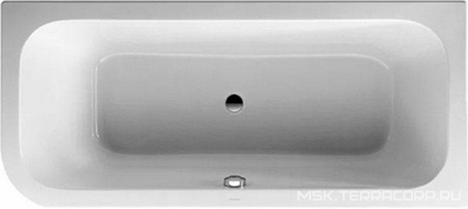 Ванна 1800х800 мм угловая акриловая "Правая" со встроенной панелью и ножками, БЕЗ сифона,  ZZ Duravit Happy D 700017