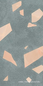 Керамогранит для пола и стены Ergon Medley Green Rock nat.rett. ZZ30x60 EH91