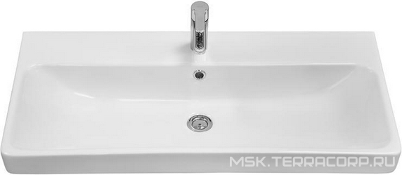 Раковина Адриана 90 см для тумбы , Оливия, цвет белый ZZ Aquaton Сканди 1WH501629