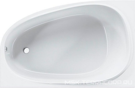 Ванна акриловая 170х110 см, правая, (без каркаса, панели и сифона) ZZ AMPM Like W80A-170R110W-A