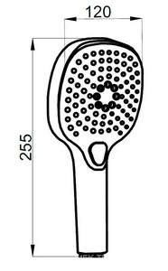 Душевой набор Azario NEVO душевая лейка, шланг, штанга, цвет белый, ZZ Azario Nevo AZ-157820226